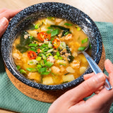 Lohi-misokeitto – japanilaistyylinen lohikeitto misotahnalla