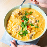 Lohi Tom Kha -keitto – thaimaalaistyylinen lohikeitto