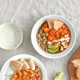 Rivakasti valmistuva raita-kastike